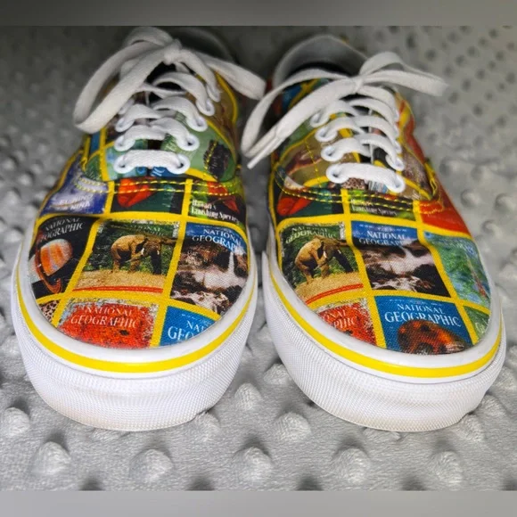 Vans x National Geographic Limited Edition Era Magazine Cover Sneakers M8.5 W10 - Picture 6 of 11